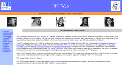 Desktop Screenshot of preparing-faculty.org